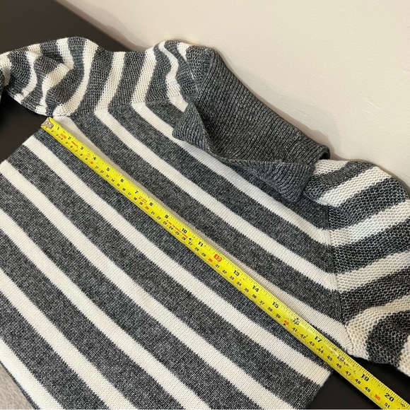 LOFT Striped Turtleneck Sweater - Cotton Acrylic Blend - Picture 10 of 12